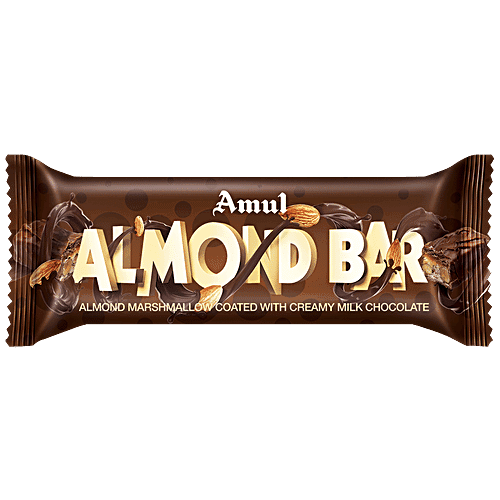 Amul Chocolate Almond Bar 35g