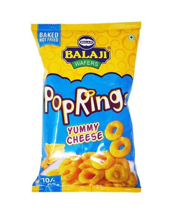 Balaji Cheese Pop Rings 45g