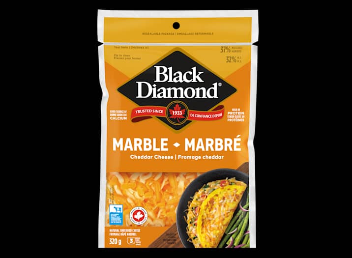 BLACK DIAMOND Marble Shredded Cheese 320g