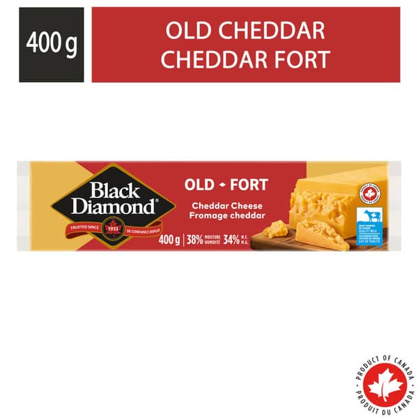 Black Diamond Old Cheddar Cheese Block 400g