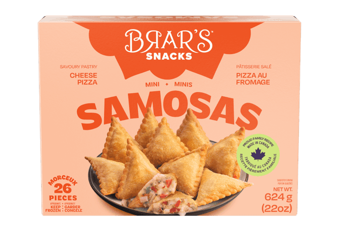 Brar Samosa Cheese Pizza 624g