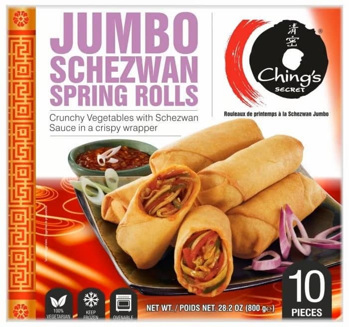 Chings Frozen Spring Roll Veg 800g