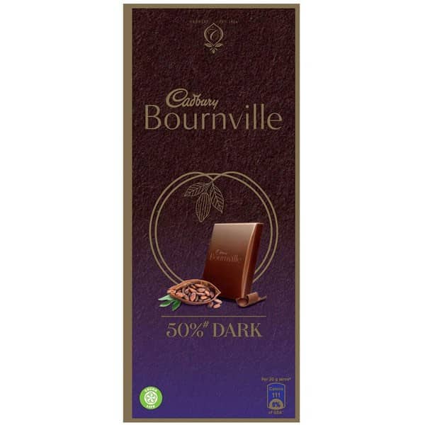 Cadbury Bournville 50% Dark Chocolate 80g