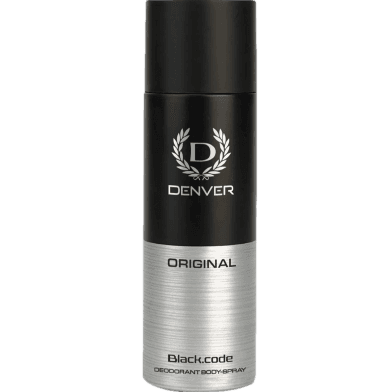 Denver Black Code Deodorant Body Spray 165ml