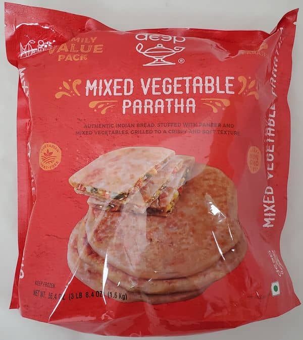 Deep Family Mix Veg Paratha 1.6kg