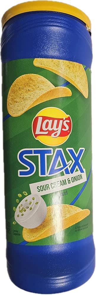 Lays Stack Cream And Onion 155g