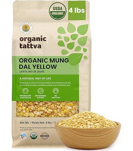 From The Earth Organic Moong Dal Split 2lb
