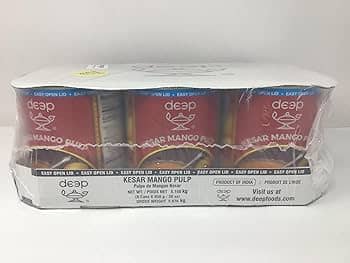 Deep Alphonso Mango Pulp 6pcs