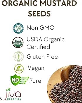 From The Earth Organic Mustard Seeds 200g