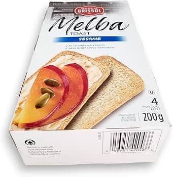 Grissol Melba Toast Sesame 200g