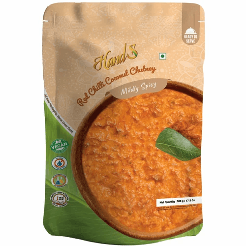 Hands Coconut Chutney Red 500g