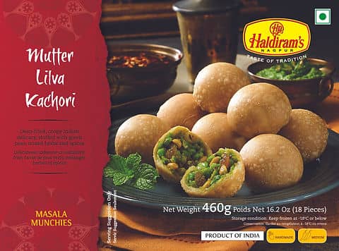 Haldiram's Frozen Lilva Kachori 460g
