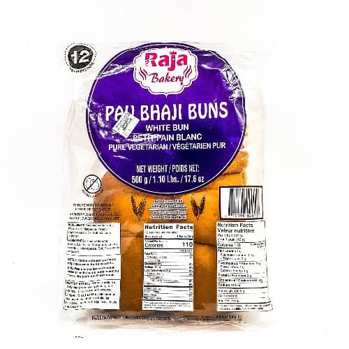Raja Pav Bhaji Whole Wheat Buns 500g