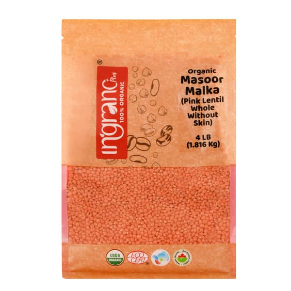 Ingrano Organic Masoor Malka Dal 2lb