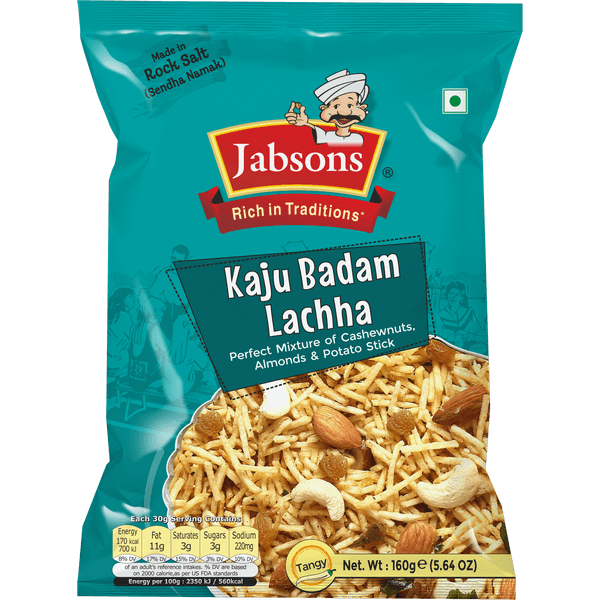 Jabsons Kaju Badam Lachha 160g