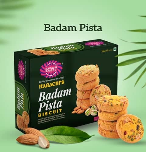KARACHI BAKERY Cookies Cashew Almond Pista 400g