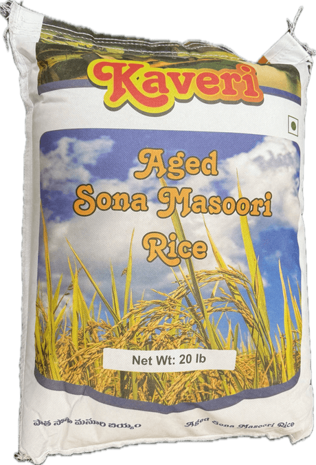 Kaveri Organic Sona Masoori Rice 20lb