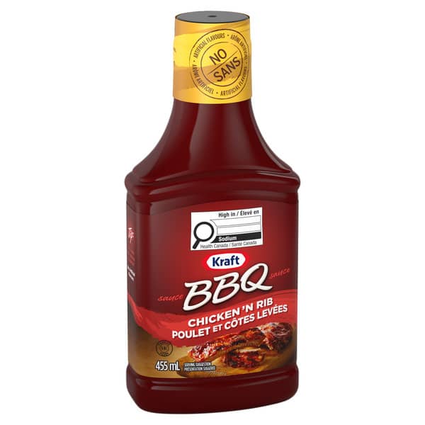 Kraft BBQ Sauce Chicken & Rib 455ml