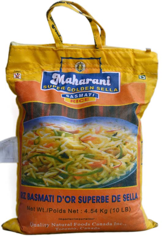 Maharani Golden Sella Rice 10lb