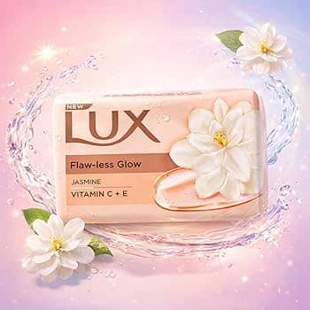 Lux Rose Glow Soap with Vitamin C and Glycerin 100g