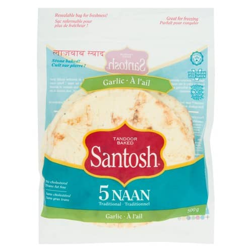 Santosh Garlic Naan 500g