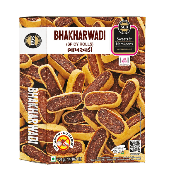 Sgb Snacks Bhakharwadi Spicy 400g