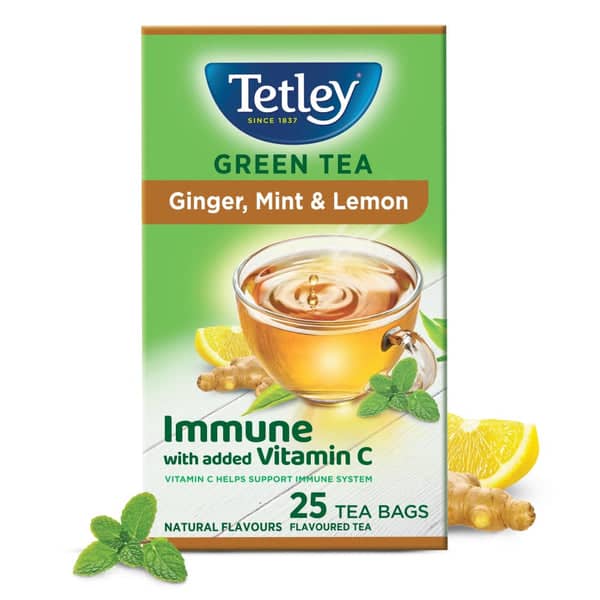 Tately S & T Lemon Ginger Tea 25 Bags