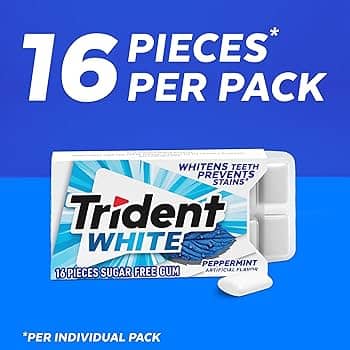 Trident White Spearmint 16pcs