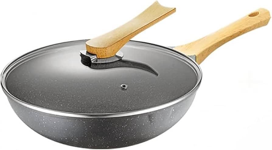 Wok With Glass Lid 30cm