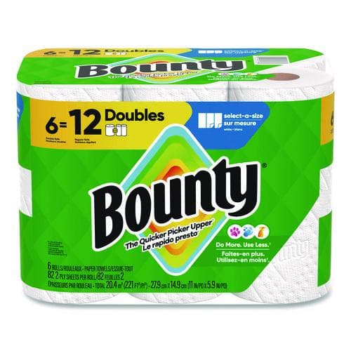 Bounty Paper Towels 3=6 Rolls - Household
