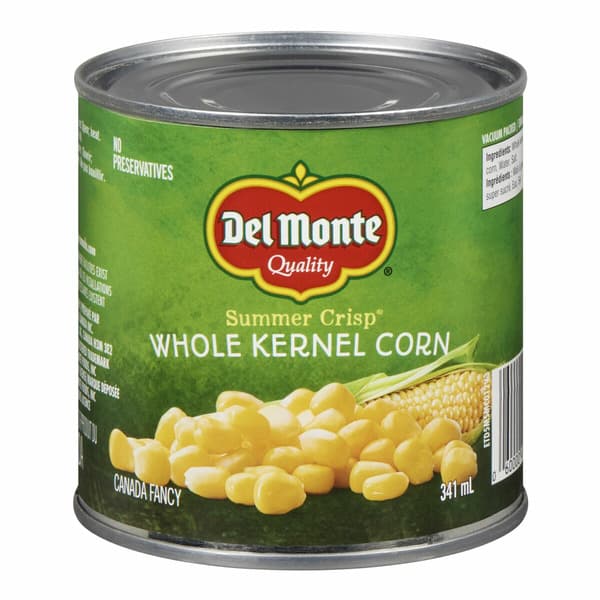 Del Monte Whole Corn 341ml - Cooking Essentials