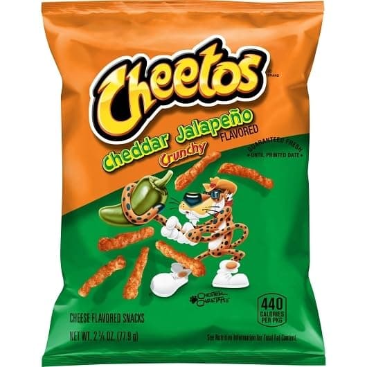 Cheetos Cheddar Jalapeno 285g - Snacks