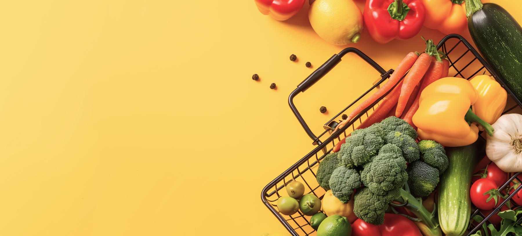 Fresh organic groceries