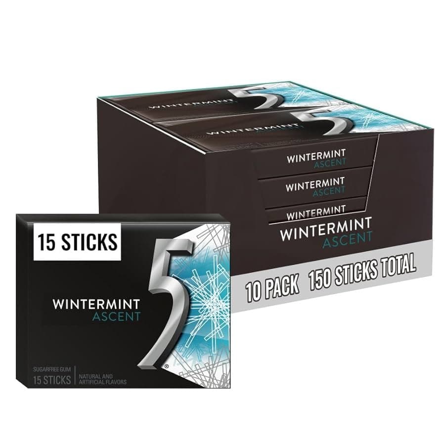 5 Gum Sticks Wintermint 15pcs - Health & Care