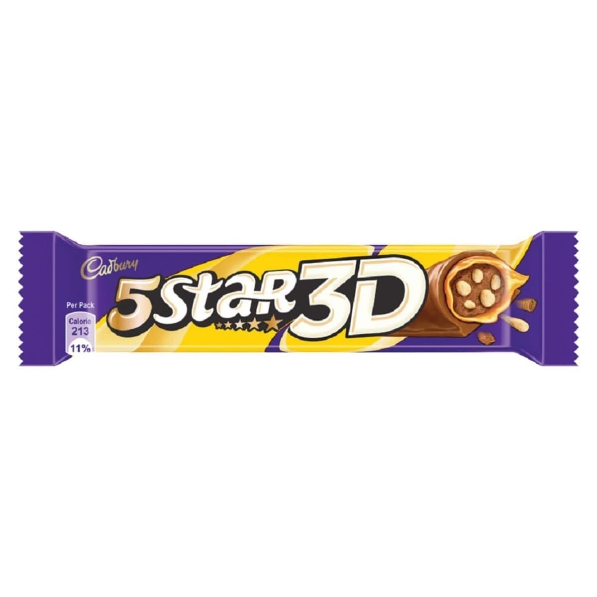 5 STAR 3D Chocolate Bar 42g - Snacks