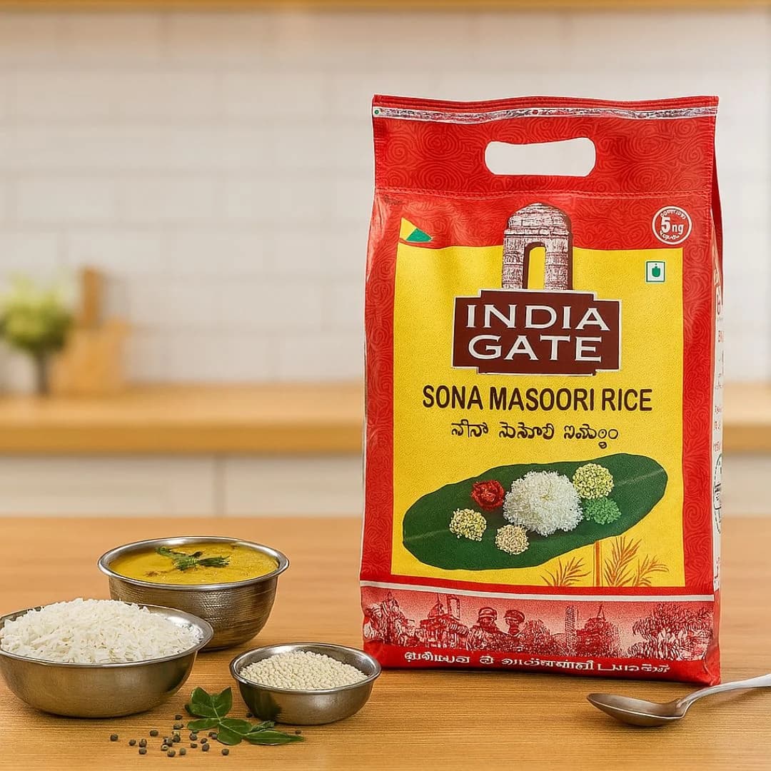 CRYSTAL 5M Sona Masoori Rice 2lb - Flour & Grains