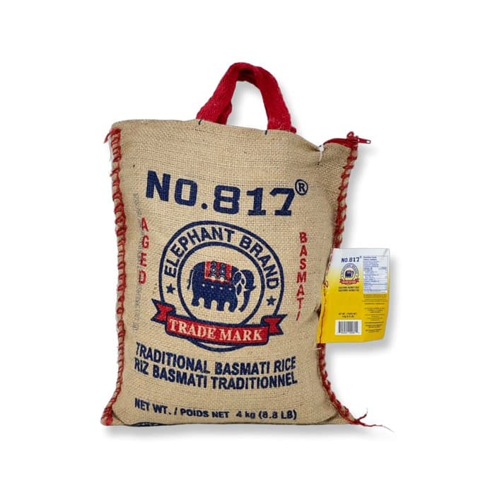 817 Basmati Rice 4kg - Flour & Grains