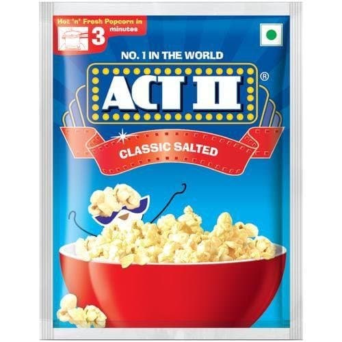 ACT II Classic Salted Popcorn - Snacks