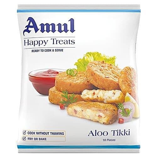 Amul Aloo Tikki 400g - Frozen