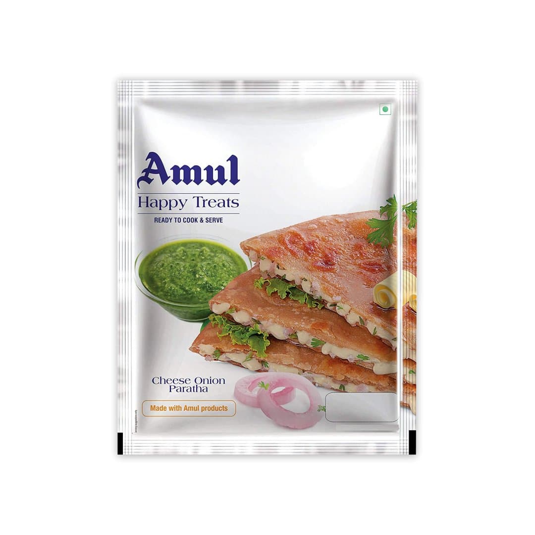 Amul Cheese Onion Paratha - Frozen