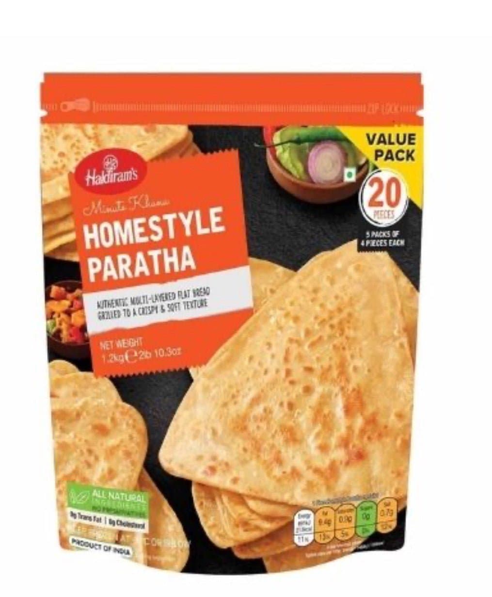 Amul Frozen Homestyle Paratha 1.2kg - Frozen Foods