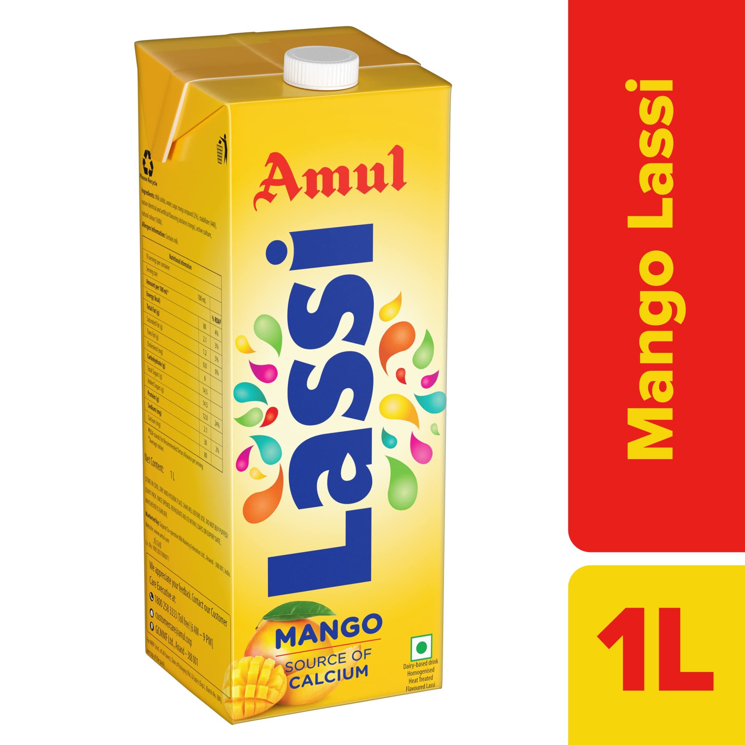 Amul Lassi 1L - Beverages
