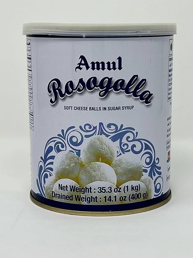 Amul Rasogolla 1kg - Snacks
