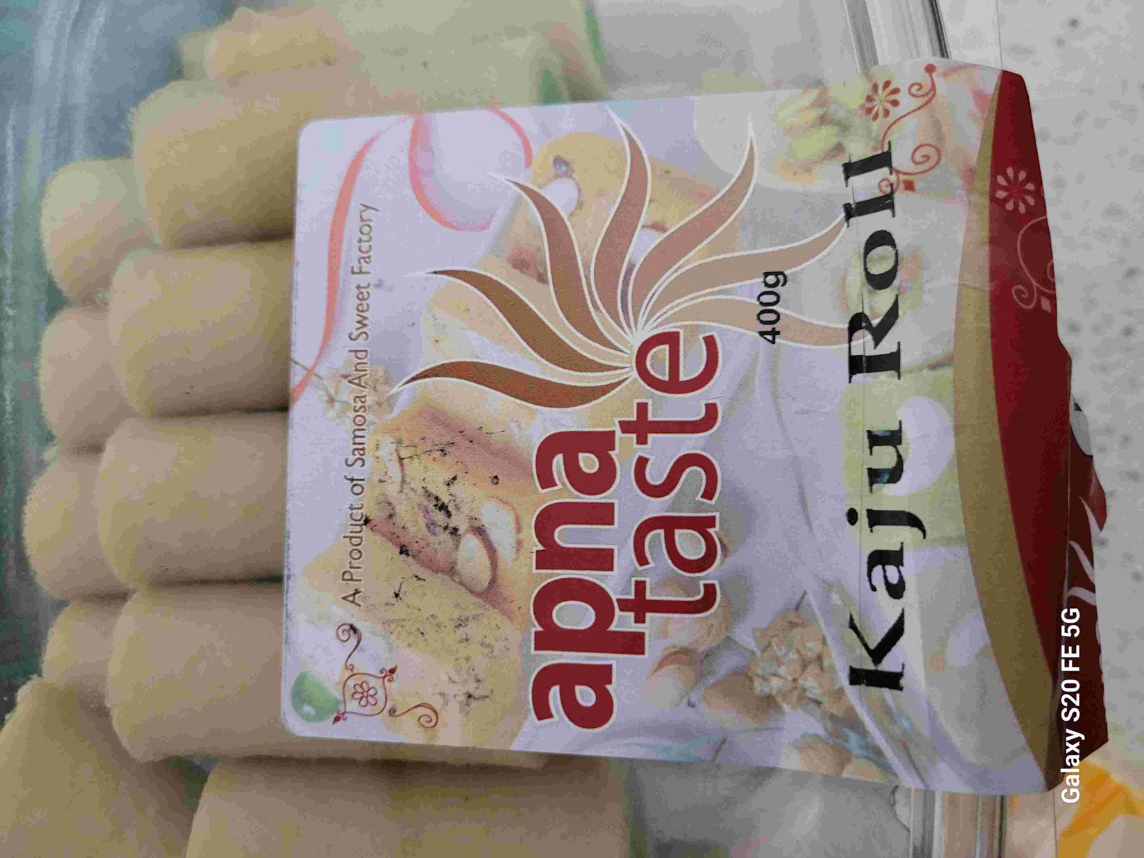 Apna Taste Kaju Roll 400g - Snacks