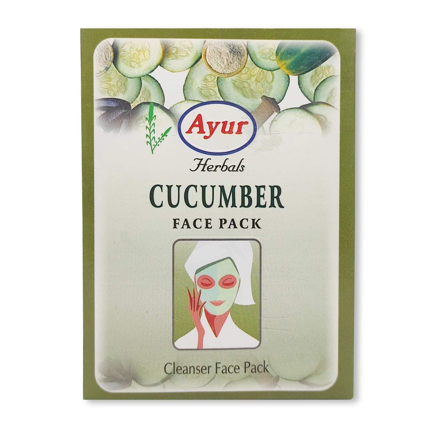 Ayur Face Pack Cucumber 100g - Health & Care