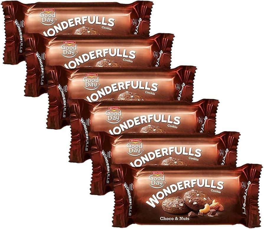 BRITTANIA Wonderfulls Chocolate & Nuts - Snacks