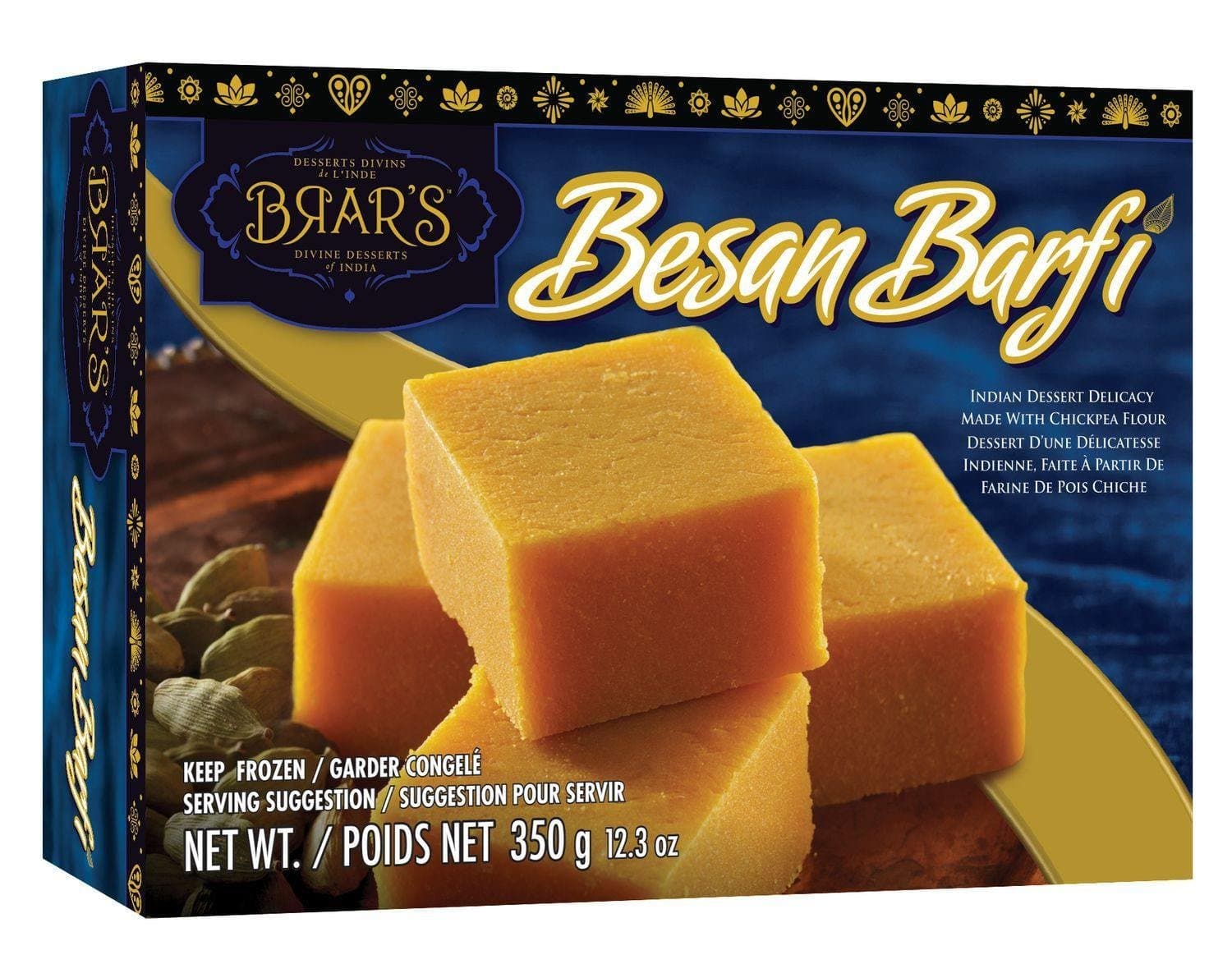 Brar's Besan Barfi - Snacks