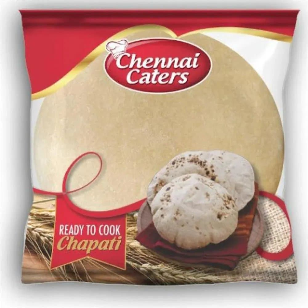 CHENNAI CATERERS Phulka Chapati 18pcs - Frozen