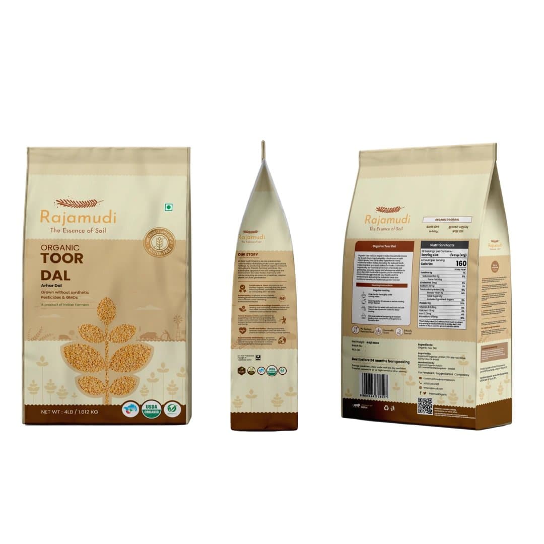CIUNTIL Toor Dal 10lb - Pulses, Lentils & Beans