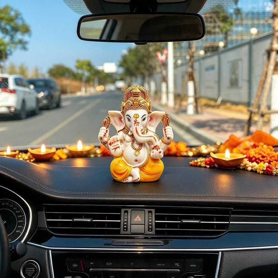 Car Ganesh No-2 - Pooja & Religious Items